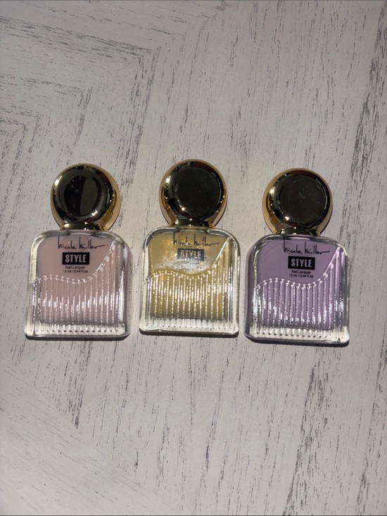 Nicole Miller Other - Nicole Miller Nail Trio in Blush, Yellow, Lavender, Set of 3